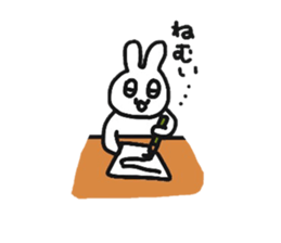 Fun rabbit sticker #8716398