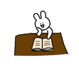 Fun rabbit sticker #8716402