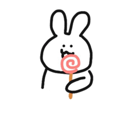 Fun rabbit sticker #8716408