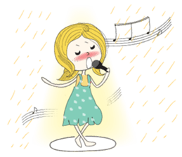 Stubborn girl sticker #8716810