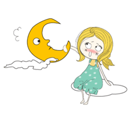 Stubborn girl sticker #8716817