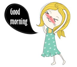 Stubborn girl sticker #8716818