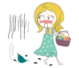 Stubborn girl sticker #8716830