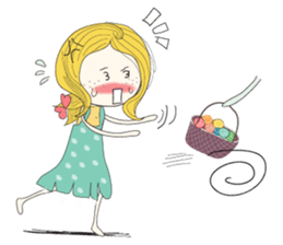 Stubborn girl sticker #8716834