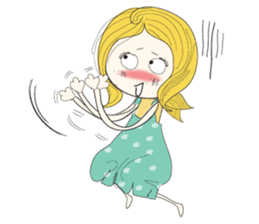 Stubborn girl sticker #8716837