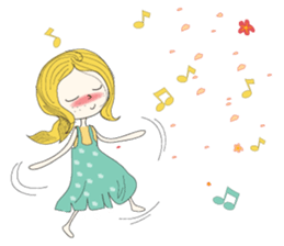 Stubborn girl sticker #8716847