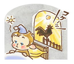 The cute monkey, HARU sticker #8717418