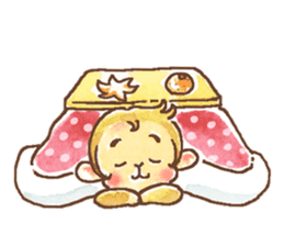 The cute monkey, HARU sticker #8717420