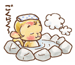 The cute monkey, HARU sticker #8717435