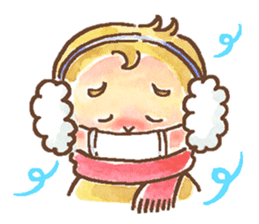 The cute monkey, HARU sticker #8717436