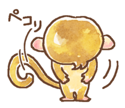 The cute monkey, HARU sticker #8717449