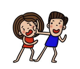 Mr. and Mrs. Lee sticker #8717567