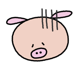 Buta-kun sticker #8717612