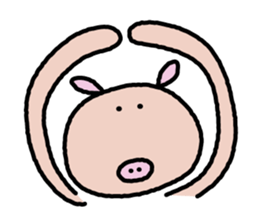 Buta-kun sticker #8717615