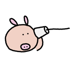 Buta-kun sticker #8717628