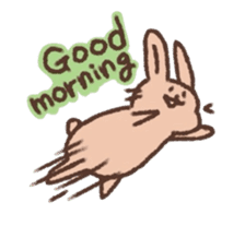 kamyu's english rabbit stickers sticker #8718010