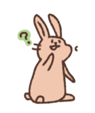 kamyu's english rabbit stickers sticker #8718016