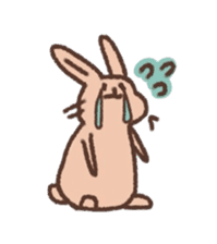 kamyu's english rabbit stickers sticker #8718018