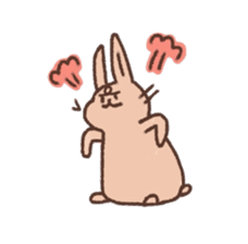 kamyu's english rabbit stickers sticker #8718021