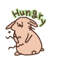 kamyu's english rabbit stickers sticker #8718033