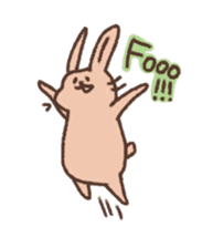 kamyu's english rabbit stickers sticker #8718035
