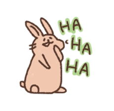 kamyu's english rabbit stickers sticker #8718037