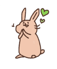 kamyu's english rabbit stickers sticker #8718042
