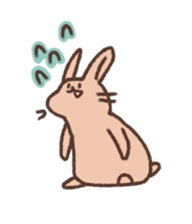 kamyu's english rabbit stickers sticker #8718043