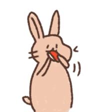 kamyu's english rabbit stickers sticker #8718049