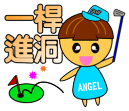 Angel Baby - Golf sticker #8718253