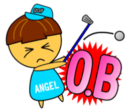 Angel Baby - Golf sticker #8718254