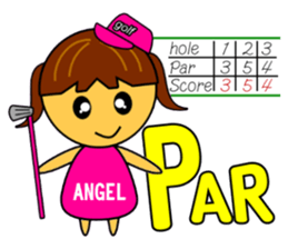Angel Baby - Golf sticker #8718257