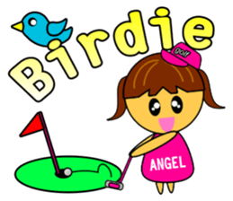 Angel Baby - Golf sticker #8718258