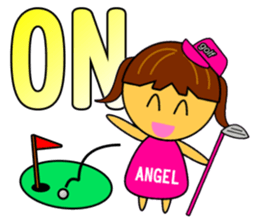 Angel Baby - Golf sticker #8718261
