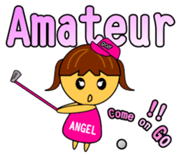 Angel Baby - Golf sticker #8718269