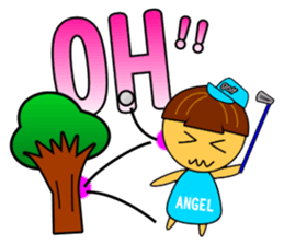Angel Baby - Golf sticker #8718273