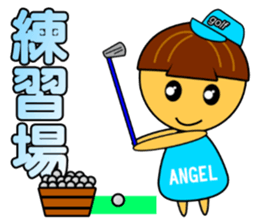 Angel Baby - Golf sticker #8718275