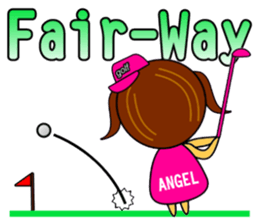 Angel Baby - Golf sticker #8718279