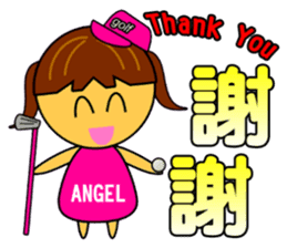 Angel Baby - Golf sticker #8718285