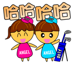 Angel Baby - Golf sticker #8718288