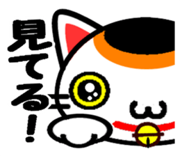 The cat which causes good luck2 sticker #8718519