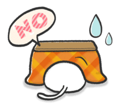 Lovely cats in winter sticker #8718909