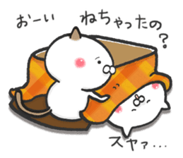 Lovely cats in winter sticker #8718915