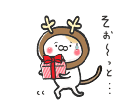 Lovely cats in winter sticker #8718924