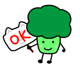 Lovely Broccoli sticker #8719371