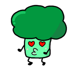 Lovely Broccoli sticker #8719383
