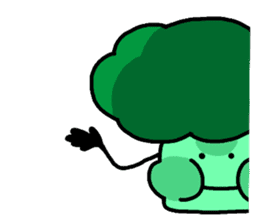Lovely Broccoli sticker #8719386