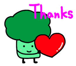 Lovely Broccoli sticker #8719399