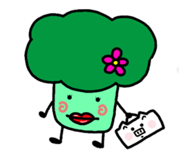 Lovely Broccoli sticker #8719409