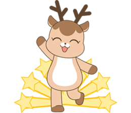 Pretty deer LULU sticker #8719438